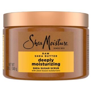 SheaMoisture Shea Sugar Body Scrub For Moisturize And Restore Dry Skin Raw Shea Butter Deeply Moisturizing Body Scrub With 24h Shea Moisture Nutrients 12 oz