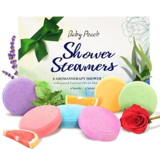 Shower Steamers Aromatherapy, 6 Pack Shower Tablets Gifts for Women, Shower Bath Bombs Self Care Spa Gifts for Women Men Teens Girls with Essential Oils Lavender Grapefruit Rose...