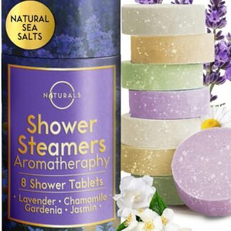 Shower Steamers Aromatherapy - Birthday Gifts for Women and Men - Shower Bombs Aromatherapy, Spa Day Essentials, Relaxation Spa Gifts - Self Care Stocking Stuffers (Lavender 8...