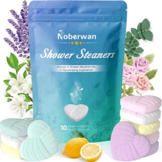 Shower Steamers Aromatherapy for Women Men,10 Pack Organic Essential Oils, Spa Relaxation,Travel Essentials Aromatherapy Bath,Birthday Gifts for Her