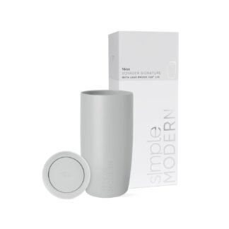 Simple Modern Travel Coffee Mug Tumbler with 360° Lid | Ceramic-Lined Insulated Stainless Steel Cold Brew Iced Coffee Cup | Gifts for Women Men Her Him | Voyager Signature |...