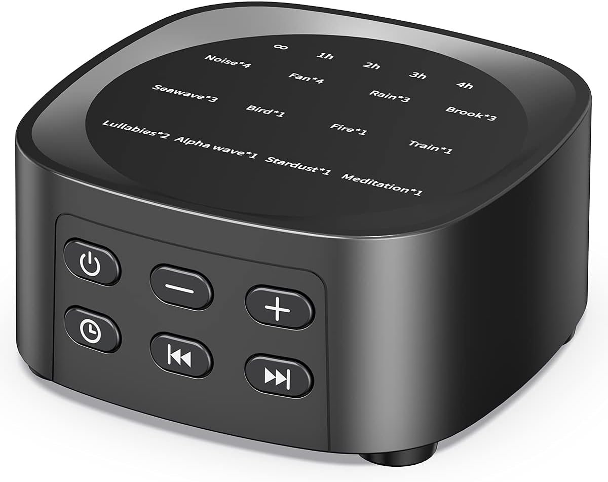 Sleepbox Sleep White Noise Sound Machines with 25 Soothing Sounds 36 Volume Levels 5 Timers Visible Sound Catalog Portable Size Memory Function for Home Office and Travel - lunas-mystic-emporium.com Sleepbox Sleep White Noise Sound Machines with 25 Soothing Sounds 36 Volume Levels 5 Timers Visible Sound Catalog Portable Size Memory Function for Home Office and Travel
