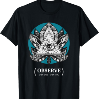 Spiritual Third Eye Chakra Power Observing All Seeing Eye T-Shirt
