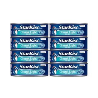 StarKist Chunk Light Tuna in Water, 5 oz (8 Pack) Canned Tuna Fish, Wild Caught, Gluten Free, Ready to Eat, Perfect for Salads, Keto Meals and Snacks, with 20g Protein & 90...