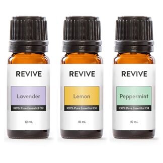 Top 3 Essential Oils Kit by Revive Essential Oils -100% Pure Therapeutic Grade, for Diffuser, Humidifier, Massage, Aromatherapy, Skin & Hair Care - Cruelty Free - Unrefined Oils...