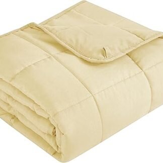 Topcee Weighted Blanket for Adults (20 lbs, 60" x 80") Queen Size Soft Cooling Heavy Blanket Sleeping, Apply to 190-210 lbs Body, Thick Breathable Blanket with Glass Bead, Easy...