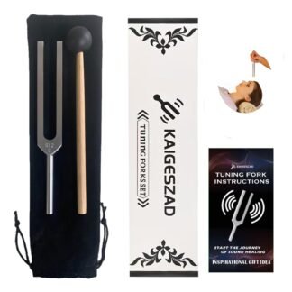 Tuning Fork 512hz with Reflex Hammer for Healing Chakra Set Sound Healing, SPA Aromatherapy,Yoga, Meditation, and Relaxation Frequency Healing Devices Good Gift for Women