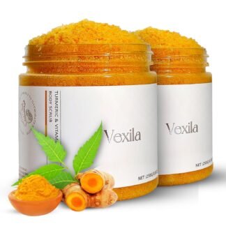 Turmeric & Vitamin C Body Scrubs For Women - Natural Body Scrub for Skin - Moisturizing, and Exfoliating, Body, Face, Hand Scrub, Nourishes Skin, (8.8 Ounce Pack of 2)
