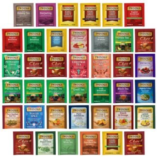 Twinings Tea Bag Sampler Assortment, Variety Pack (80 Count), 40 Unique Flavors for Tea Lovers: Women, Men, Couples, Family, Friends, Coworkers