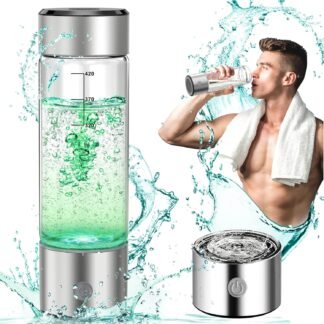 Upgrade 3Min 2000PPB Hydrogen Water Bottle Generator -SPE PEM Tech, 14OZ Portable Hydro Water Bottle Machine, Birthday Xmas Gift for Husband,Wife,Family,Friends,Travel