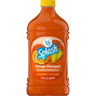 V8 Splash Orange Pineapple Flavored Juice Beverage, 64 FL OZ Bottle