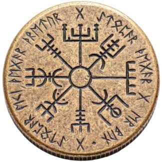 Vegvisir Wayfinder Coin - lunas-mystic-emporium.com Vegvisir Wayfinder Coin