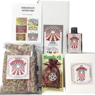 Victoria Rey Reversible Kit w/Oil for Rituals & Spells. Kit de Reversible c/Aceite para Rituales Y Magia