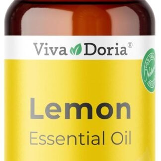 Viva Doria 100% Pure Lemon Essential Oil, Undiluted, Food Grade, USA Lemon Oil, 30 mL (1 Fl Oz)
