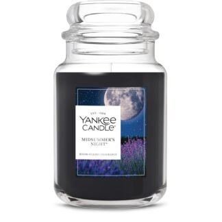 Yankee Candle Mid Summers Night Scented Candle 22oz Large Jar with up to 150 Hour Burn Giftable - lunas-mystic-emporium.com Yankee Candle Mid Summer's Night Scented Candle, 22oz Large Jar with up to 150 Hour Burn, Giftable