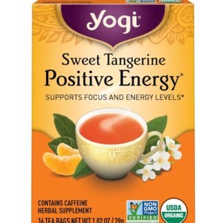 Yogi Sweet Tangerine Positive Energy, 16 Tea Bags, Packaging May Vary (Pack of 1)