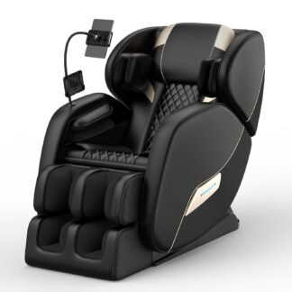 2026 Massage Chair Full Body, Zero Gravity SL-Track Shiatsu Massage Recliner Chair with Body Scan, 6 Fix Point Rollers,Airbags,Deep Yoga Stretch, Heating Function,Black