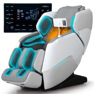 4D+3D Dual Mechanism Massage Chair Full Body Zero Gravity Massage Chair Recliner,AI Fatigue Health Detection,20 * 9+ User-Customized Massage Mode,8" HD Touchscreen&Vioce...