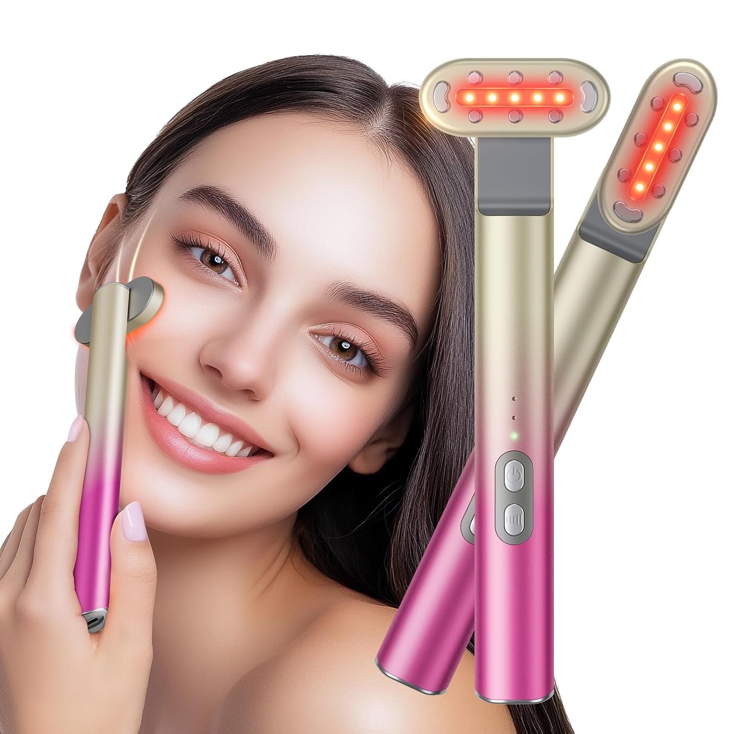7 in 1 Red-Light-TherapyRed Light Therapy for Face Eye Skincare Equipment at HomeRed for Skincare Blue Rejuvenation Tool Rose Purple - lunas-mystic-emporium.com 7 in 1 Red-Light-Therapy,Red Light Therapy for Face Eye Skincare Equipment at Home,Red for Skincare & Blue Rejuvenation Tool (Rose Purple)