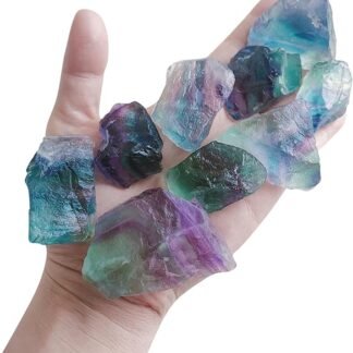 1 LB Bulk Rough Clear Quartz Crystal Large 1" Natural Raw Stones Crystal for Tumbling Cabbing Fountain Rocks Decoration Polishing Wire Wrapping Wicca Reiki Healing Crystals