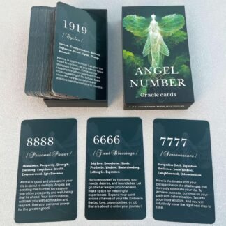 Angel Numbers Oracle Cards, Oracle Cards for Beginners, Angel Number Affirmation Cards, Tell You How to Live Your Life The Best Way