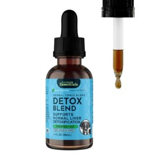 Animal Essentials Detox Blend - Liver Support for Dogs & Cats, Herbal Liver Supplement, Veterinarian Recommended Animal Wellness Tonics - 2 Fl Oz