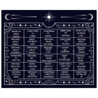 BOXOB Altar Cloth, 13.39x11.02in Grid Design Celtic Divination Alter Triquetra Cloths Spiritual Witchcraft Tarot Reading Mat Sacred Wiccan Tablecloth Ideal Accessories for...