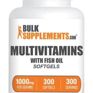 BulkSupplements.com Multivitamin Softgels - Daily Multivitamin Supplement, Multimineral for Men and Women with Fish Oil - Gluten Free, 1 Softgel per Serving (1000mg), 300 Count...