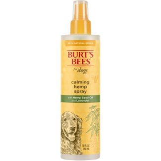 Burt's Bees for Pets Calming Spray with Hemp, 99.7% Natural Origin Formulas, Spray for Calming Dogs, Dog Anxiety Relief Spray, Calming Care for Dogs 10oz