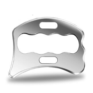 BYYDDIY Stainless Steel Gua Sha Derma Edge Massage Tools-Scraping Massage Tools,Muscle Scraper Tool (D2)
