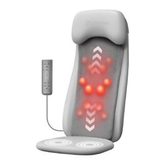 COMFIER Shiatsu Back Massager with Heat, Deep Tissue Kneading Chair Massager with Vibration, 2D/3D Shiatu Massage Seat Cushion, Full Back Massage Chair Pad, Gifts for Men Women