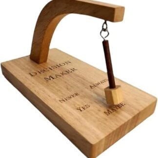 Creative Magnetic Decision Maker - Wooden Oscillating Magnetic Selector, Standard Swing The Pendulum and Find The Answer to Your Question, Yes or No Pendulum