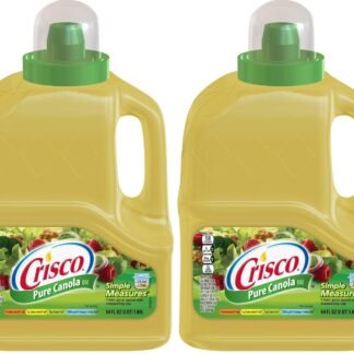 Crisco Pure Canola Oil, 64 Fluid Ounce (Pack of 2)