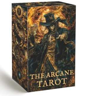 Dark Gothic Tarot Deck Unique, Tarot Cards for Beginners, Tarot Cards with Guide Book, Dark Fantasy Style Tarot Deck, Reading Witchcraft Divination Tool