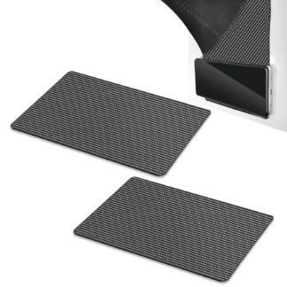 Dashboard Anti-Slip Mat, 10.63" x 5.9" PU Waterproof Central Control Instrument Panel Storage Protection Mat, Cuttable Super Strong Adsorption Self-Adhesive Accessories (Black)