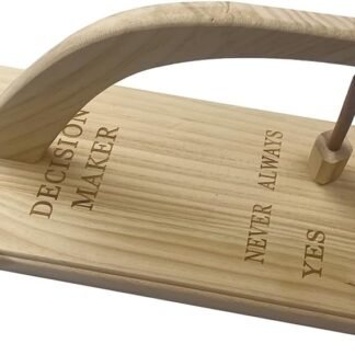 Decision Maker,Wooden Creative Magnetic Decision Maker,Standard Swing The Pendulum and Find The Answer to Your Question,Yes or No Pendulum (L(13 * 6 * 7 in))