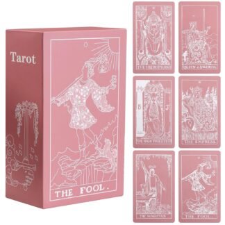 Erbacan Tarot Cards with Guide book-78 Classic Tarrot Card Deck Fortune Telling Game for Beginners or Expert-Learning Tarot Cards (Free Pouch Bag)