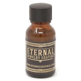 Eternal Jewelry Coating, Clear Protective Polish-on Sealant to Protect and Shield Metal and Stone Jewelry from Tarnish, Wear and Prevent Allergies .5oz (Single Unit)