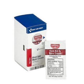 First Aid Only FAE-7011 SmartCompliance Refill Burn Cream Packets, 10 Count