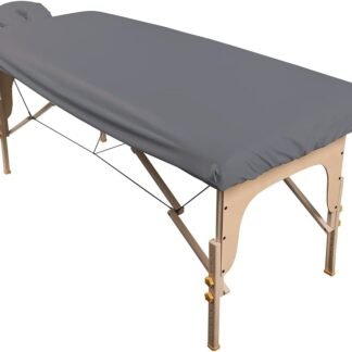 ForPro Professional Collection Waterproof Massage Table Cover, Protective Spa Treatment Sheet Set for Massage Tables, Machine Washable, Includes Massage Fitted Sheet and Face...