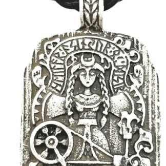 Frigga Goddess Of Runic Runes Amulet Witch Pendant Viking Necklace Wicca Witchcraft Womens Jewelry Accessories