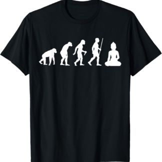 Funny Buddha Evolution Meditation | Buddhist Buddhism Gifts T-Shirt