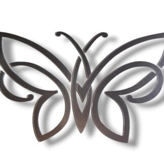 Generic Enchanting Celtic Butterfly Decal Sticker - Mystical Adornment for Your Everyday (Silver Metallic), CB-453