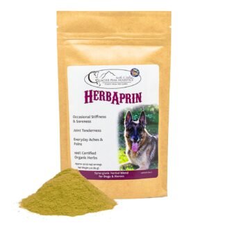 Glacier Peak Holistics HerbAprin - Natural Pain Relief for Dogs, Organic Herb Blend for Arthritis, Aches, Pains, Inflammation, Mobility Support, and Hip & Joint Discomfort - 3oz...