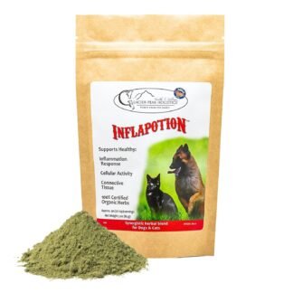 Glacier Peak Holistics Inflapotion - Natural Herbal Anti-Inflammatory for Dogs & Cats, Organic Remedy for Arthritis, Inflammation, Hip & Joint Pain, Mobility & Wellness - 3oz...