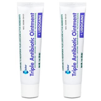 Globe 2 Pack First Aid Antibiotic Ointment + Lidocaine 1 Oz Maximum Strength Fast-Acting Topical Pain Reliever 24-Hour Infection Protection That Numbs Away The Pain - lunas-mystic-emporium.com Globe (2 Pack) First Aid Antibiotic Ointment + Lidocaine (1 Oz) Maximum Strength & Fast-Acting Topical Pain Reliever, 24-Hour Infection Protection That Numbs Away The Pain,...