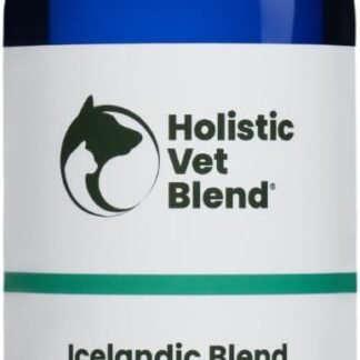 Holistic Vet Blend Icelandic Omega-3 Fish Oil for Pet Owners - 8 oz / 237 ml, Supports Immune & Nervous System Health and Skin & Coat Health