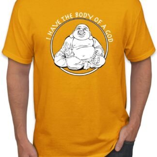 I Have The Body of a God Funny Buddha Zen Pop Culture Men's Graphic T-Shirt