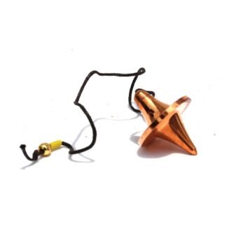 Jet Authentic UFO Copper Metal Pendulum DOWSING Spiritual Answer Meditation Gift Cheerfulness Stamine Cleansings Purification (UFO Copper)