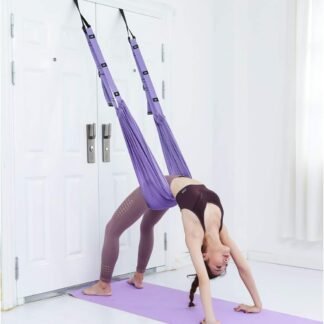Leg Stretcher Strap, Stretching Equipment with Door Anchor Flexibility Trainer Backbend Assist for Dance Aerial Yoga Ballet Leg Stretching Exercise